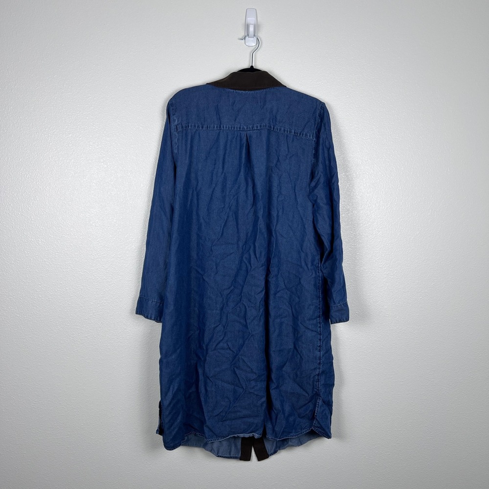 Soft Surroundings Women's Icon Urbina Dress Blue Sz XL - Picture 7 of 7